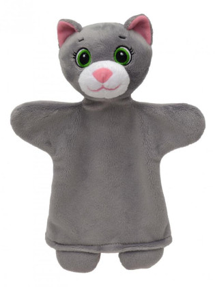 Zvukový maňásek Kočka 26 cm