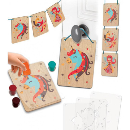 Malování na dřevo Fantazie Créa Lign