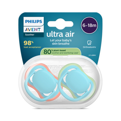 Šidítko Ultra air 6-18 m chlapec, 2 ks Philips Avent