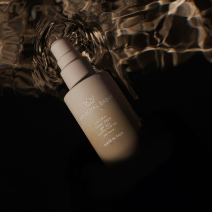 Přírodní opalovací krém SPF 50+ 50 ml + kartáček s pouzdrem