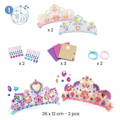 Velká kreativní sada - Pro princezny DIY Djeco