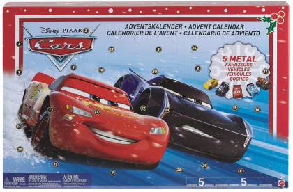 Cars 3 adventní kalendář