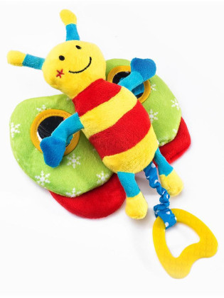Edukační plyšová hračka Sensillo motýlek s pískátkem