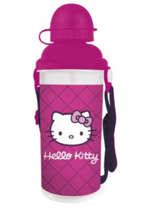Láhev na pití plastová Hello Kitty 650 ml 2014