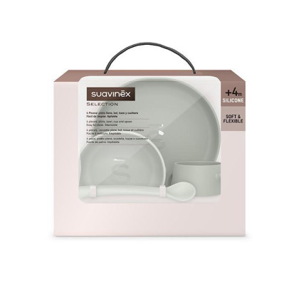 Jídelní set silikonový Colour Essence Suavinex