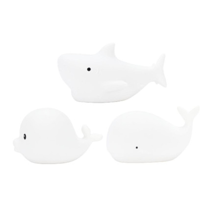 Dotyková světýlka do vody 3 ks Delfín, velryba, žralok Rabbit and Friends