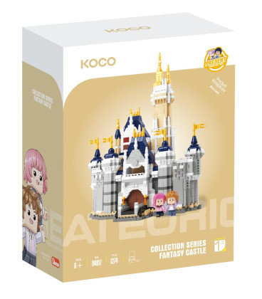 Stavebnice mini Pohádkový hrad 1 274 ks Koco