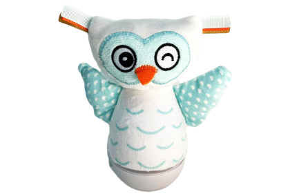 Usínací sova Roly Poly s efekty 16 cm
