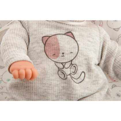 KIKA 11115 - Realistické miminko se zvuky 27 cm