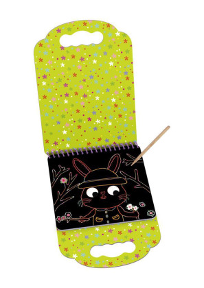 Vyškrabávací blok Zvířátka 6 obrázků Tookyland