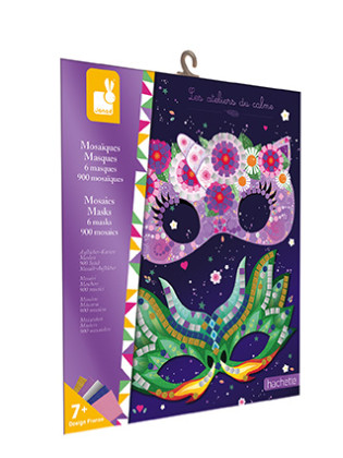 Mozaika Masky mini 7+ Janod Atelier 