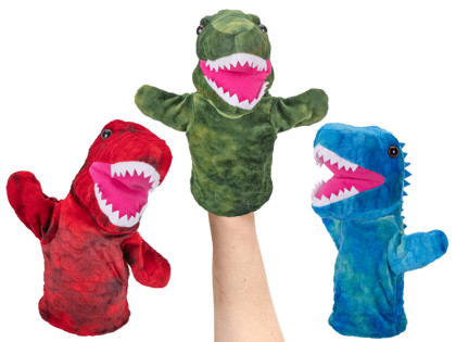Dinosaurus maňásek plyšový 25 cm 