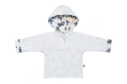 Bavlněný oboustranný kabátek Motýlci Baby Service