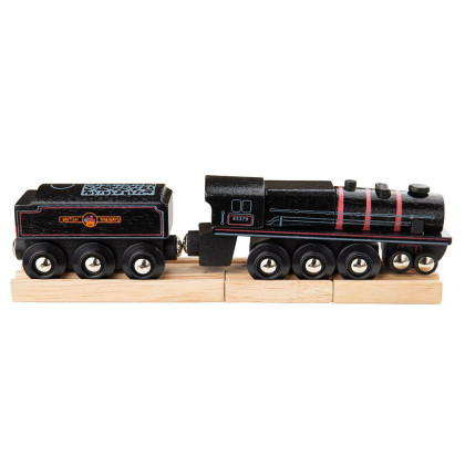 Dřevěná replika lokomotivy Black 5 engine Bigjigs Rail