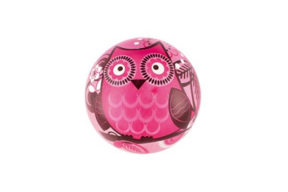 Míč nafouknutý sova vinyl 22cm