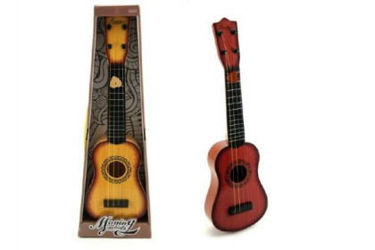 Kytara 4 struny (ocelové) + trsátko plast 54cm
