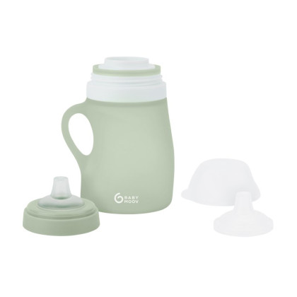 Silikonová láhev 150 ml Green Babymoov