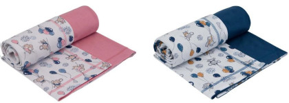 Letní dětská deka dvojitá bavlna Myšky Esito