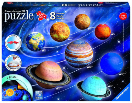 Planetární soustava 522 dílků 3D