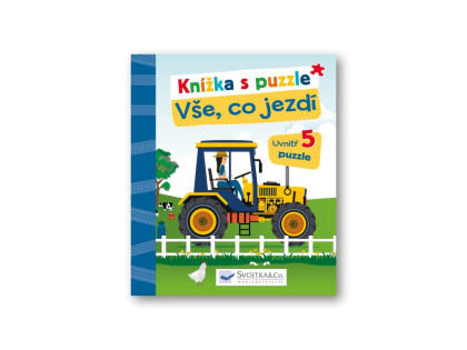 Knížka s puzzle  - Vše, co jezdí