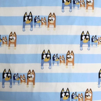 Povlečení Bluey 140 x 200, 70 x 90 cm Jerry Fabrics
