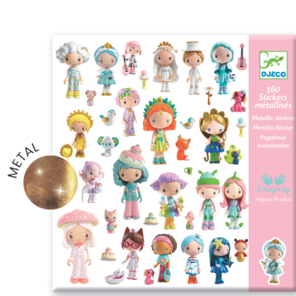 Samolepky metalické Tinyly Djeco