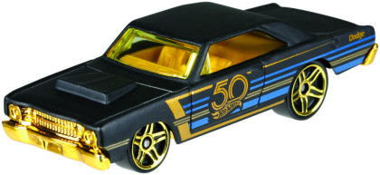 Hot Wheels tématické auto - 50. let výročí black & gold