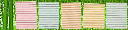 Letní deka bambusová proužek 80 x 90 cm