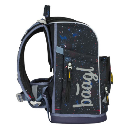Školní aktovka Zippy plus Pixel Space Baagl