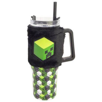 Termohrnek s plyšovým návlekem 770 ml Minecraft