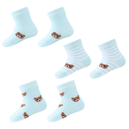 Kojenecké ponožky 3 páry medvídci Be Snazzy 6 - 9 měsíce