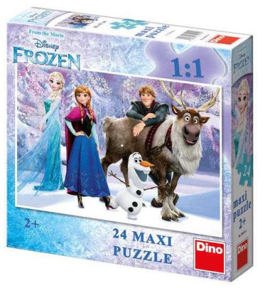 Puzzle Maxi Frozen: Elza a přátelé 24 dílků
