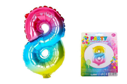 Balónek nafukovací duhový 