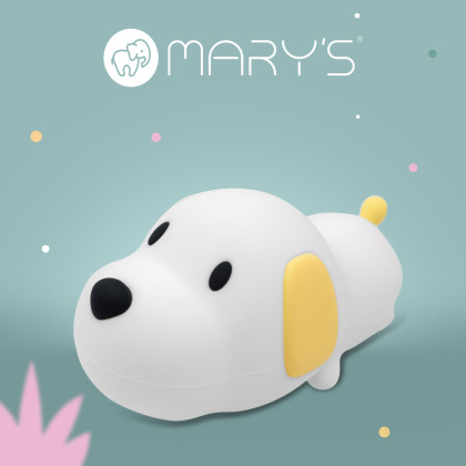 LED silikonová noční lampička - pejsek Mary's