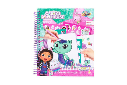 Kniha omalovánek a aktivit Gábinčin kouzelný domeček