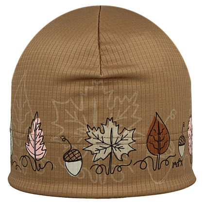 Funkční čepice Picowinter Žaludy hnědá RDX