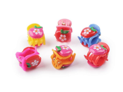 Skřipec do vlasů s ovocem jablko