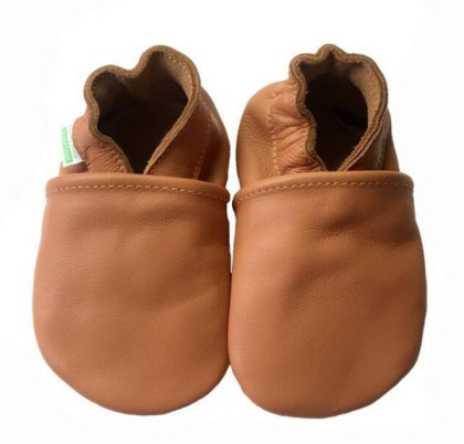Kožené capáčky Barefoot Vel. XXL (2-3 roky) Hopi Hop