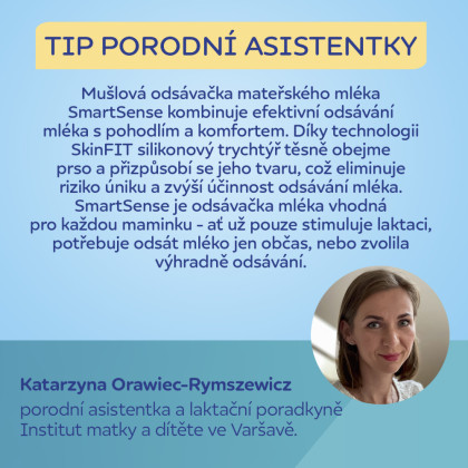 Dvojitá elektrická odsávačka mateřského mléka do podprsenky SmartSense Canpol babies