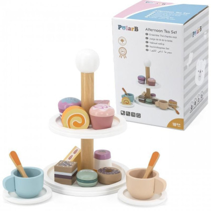 Dřevěný čajový set Viga