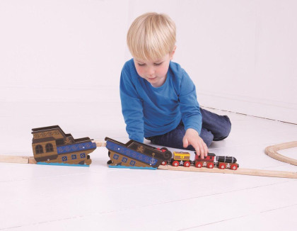 Most vrak lodi Bigjigs Rail