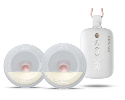 Odsávačka mateřského mléka elektrická Hands-Free Duo Premium Plus SCF532/11 Philips Avent