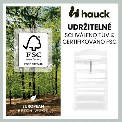 Dřevěná židle 2v1 Alpha+ Hauck