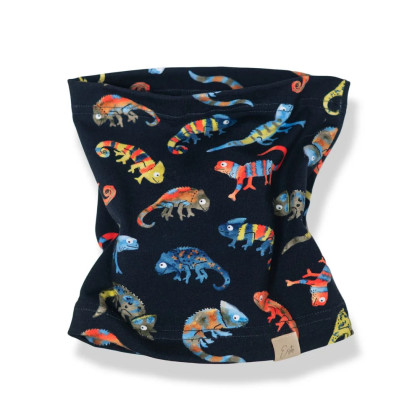 Bavlněný nákrčník Chameleon šedá Esito