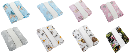 Bomimi pleny bavlna premium 80 x 70 cm 3ks 