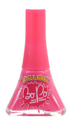BO-PO lak na nehty růžový s vůní blow-a-bubble