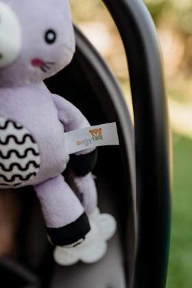 Chrastítko plyš 30 cm závěs na postýlku/kočárek 0 m+ babyted