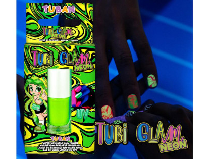 Lak na nehty Neonově zelený Tubi Glam