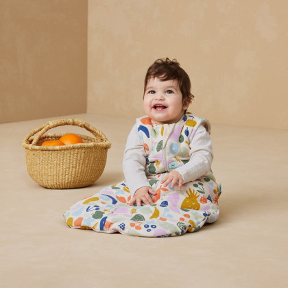 Vak na spaní organická bavlna Jersey Fruit Salad 2,5 tog ErgoPouch