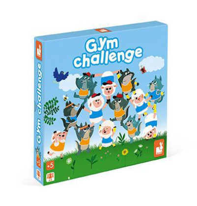 Společenská hra pro děti Gym Challenge Janod